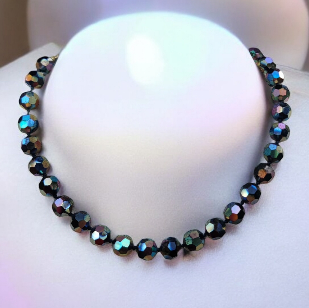 Vintage Vogue Crystal Necklace